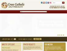 Tablet Screenshot of crosscatholic.org